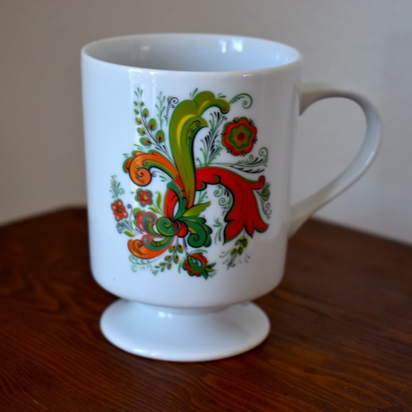 Vintage Berrgren Trayner Scandinavian Footed Mug - Picture 3 of 8